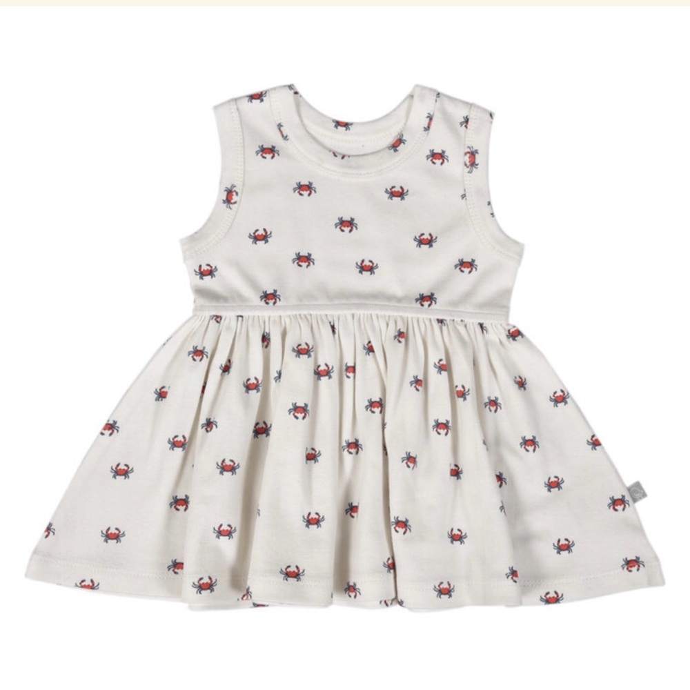 Tank Twirl Dress - Crab Design